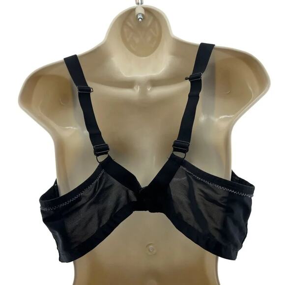 Elomi Bijou Moulded Bra Black Full Coverage Womens 40H - Picture 7 of 7